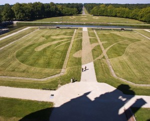 Mown into the lawn at Chateau de Chambord, France