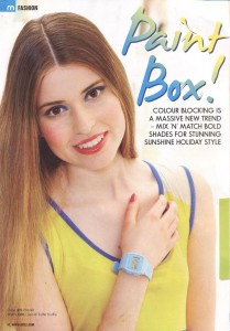 Classic Casio Watch in Mizz magazine 23.06.11
