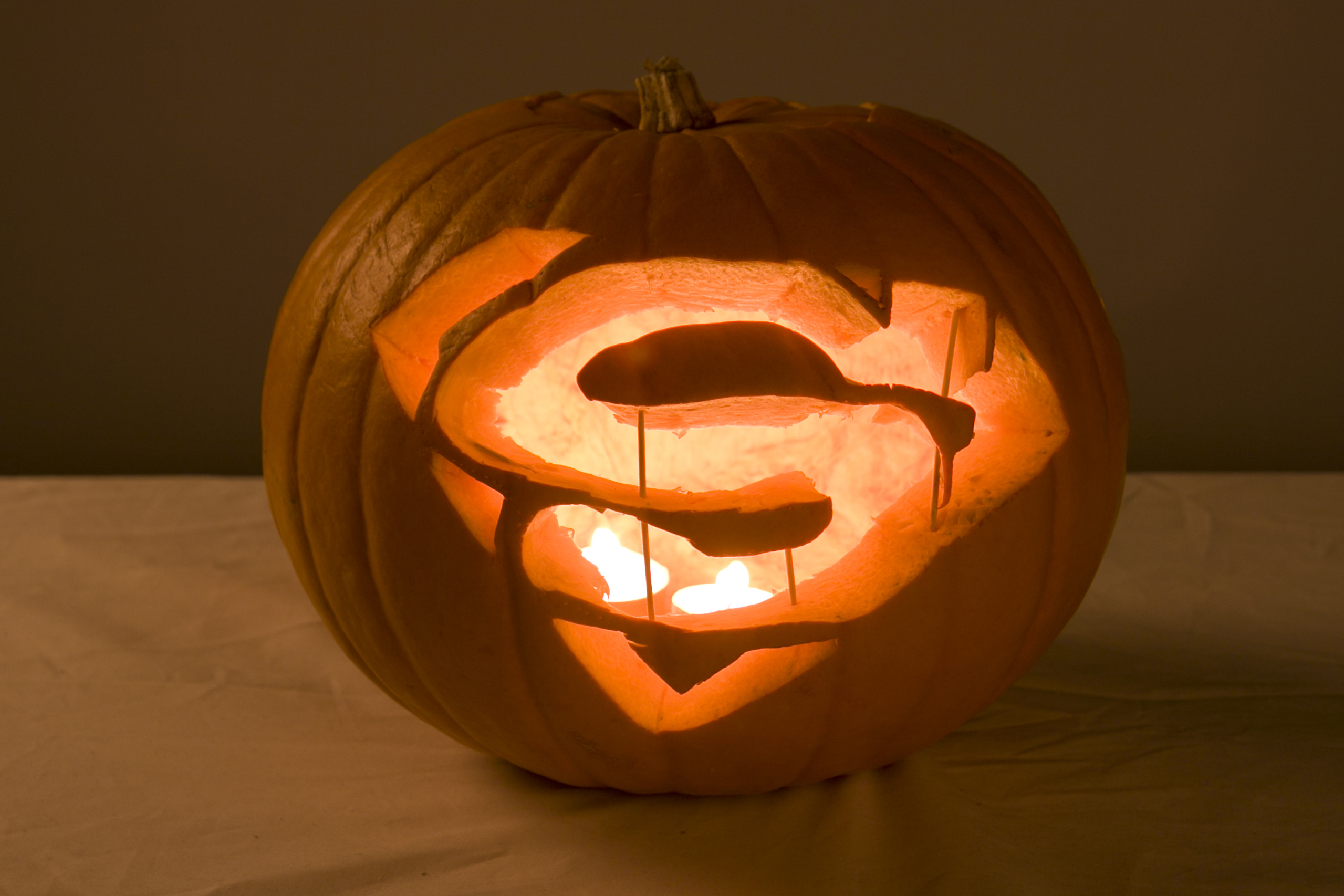 superman pumpkin stencils