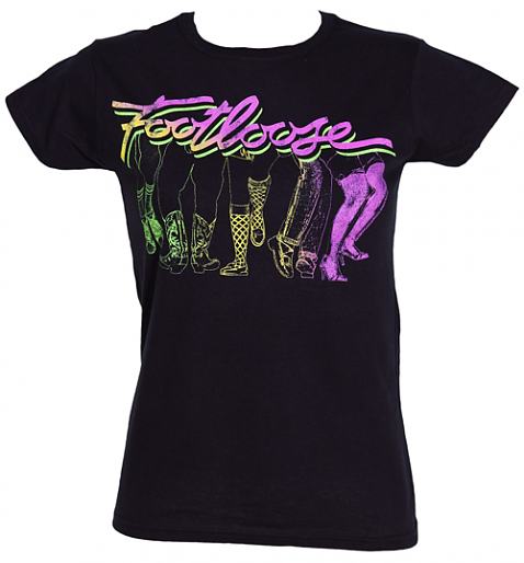 Ladies Neon Footloose Legs T-Shirt £9.99 **In The SALE!!**
