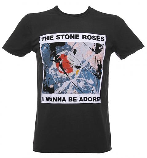 Men's Charcoal Stone Roses Wanna Be Adored T-Shirt £25.00