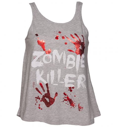 Ladies Grey Zombie Killer Swing Vest £19.99
