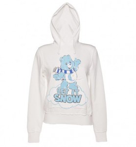 Ladies Care Bears Let It Snow Hoodie