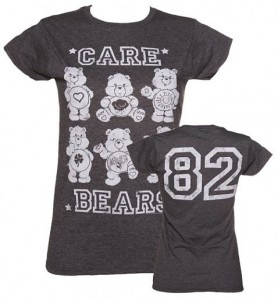 Ladies Monochrome Care Bears 82 T-Shirt
