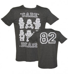 Mens Monochrome Care Bears 82 T-Shirt