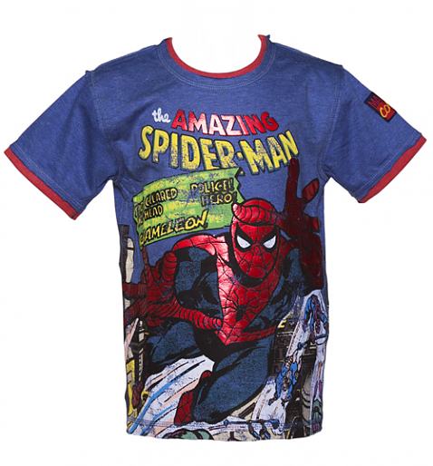 Kids_Blue_Amazing_Spiderman_Comic_T_Shirt_from_Fabric_Flavours_500_478_514_76