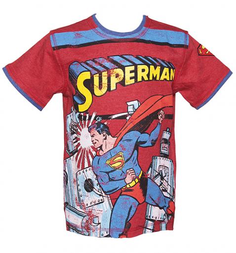 Kids_Red_Superman_And_Robot_T_Shirt_from_Fabric_Flavours_500_478_514_76