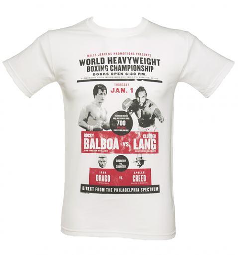 Men's Rocky Balboa vs Clubber Lang T-Shirt £19.99 (also available for ladies)