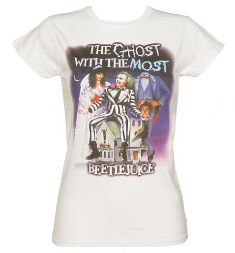 Ladies Ghost With The Most Beetlejuice T-Shirt £22.99 (also available for men!)