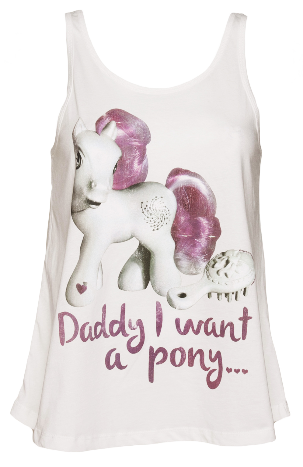 Ladies Daddy I Want A Pony Swing Vest £19.99