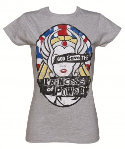 Ladies She-Ra God Save The Princess Of Power T-Shirt She-Ra