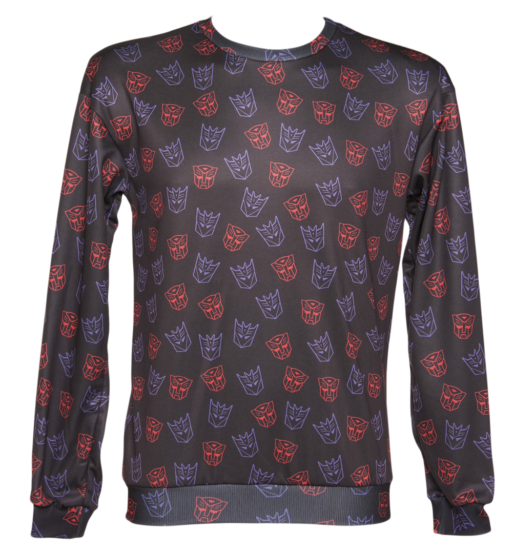  EXCLUSIVE Unisex Transformers All Over Print Sweater from Mr Gugu & Miss Go £39.99