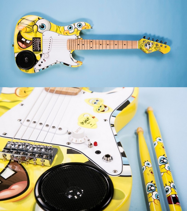 Our Amazing New Spongebob Squarepants Guitars Are Music To Our 